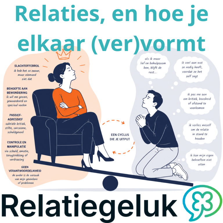 Relaties, en hoe je elkaar (ver)vormt