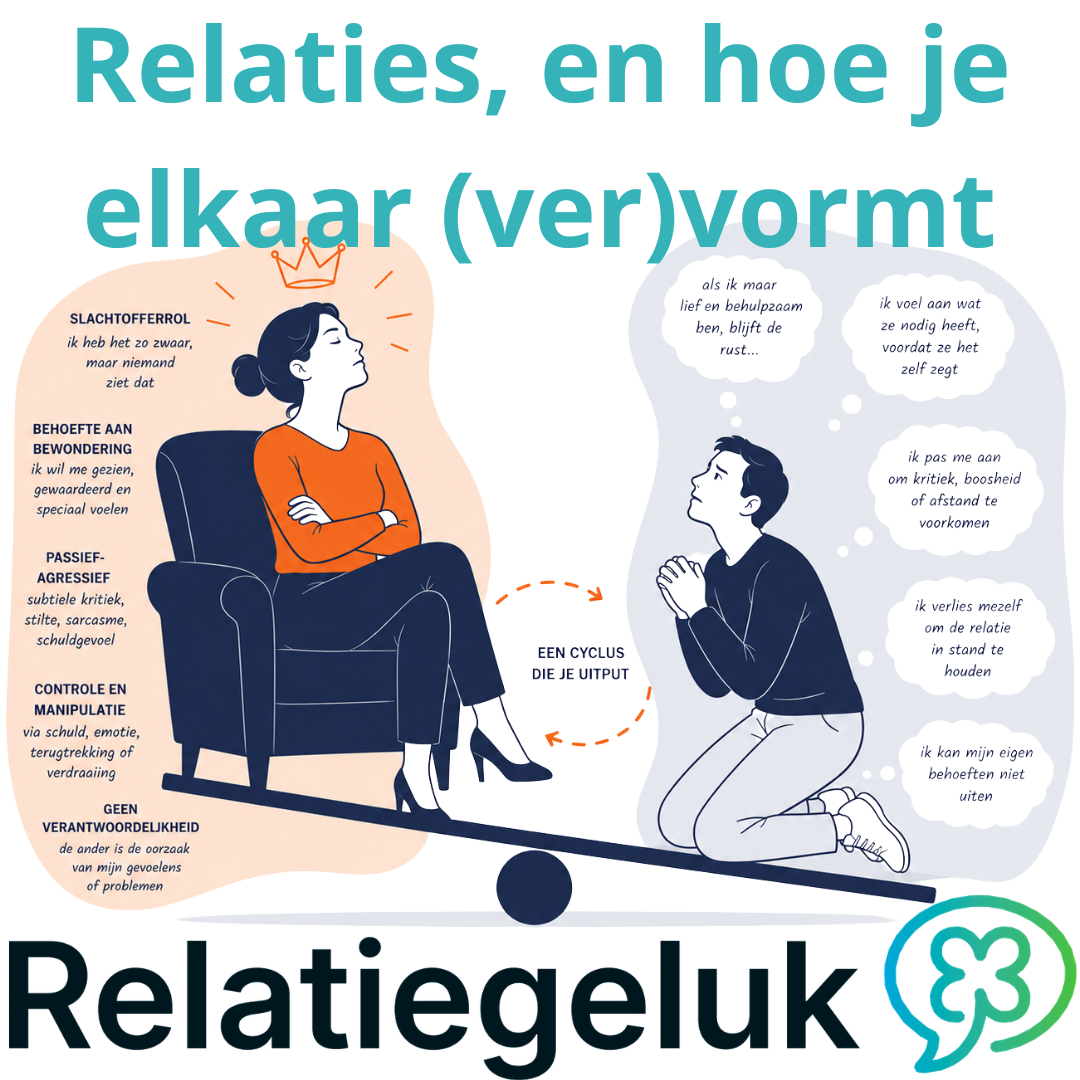 Relaties, en hoe je elkaar (ver)vormt